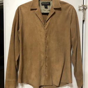Ralph Lauren suede shirt!